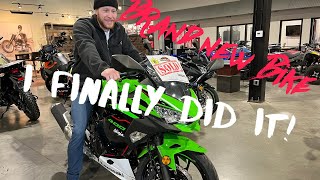 I bought my dream motorcycle (2022  Kawasaki Ninja 400)