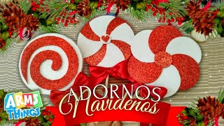 DIY: Paletas y Caramelos para decorar tu Pinito 🍭🍬🎄 // Manualidades navideñas // Adornos navideños