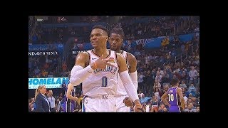 Russell Westbrook Yells "That's For Nipsey Hussle" As He Finishes Historic 20-20-20 Night vs Lakers!