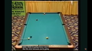 Can I make the shot? Efren Reyes Z-shot, Day 8, eight attempts