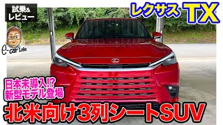 レクサス TX 【試乗\u0026レビュー】日本未導入の新型3列シートSUV!! 乗り味はアメリカンミニバン!? E-CarLife with 五味やすたか