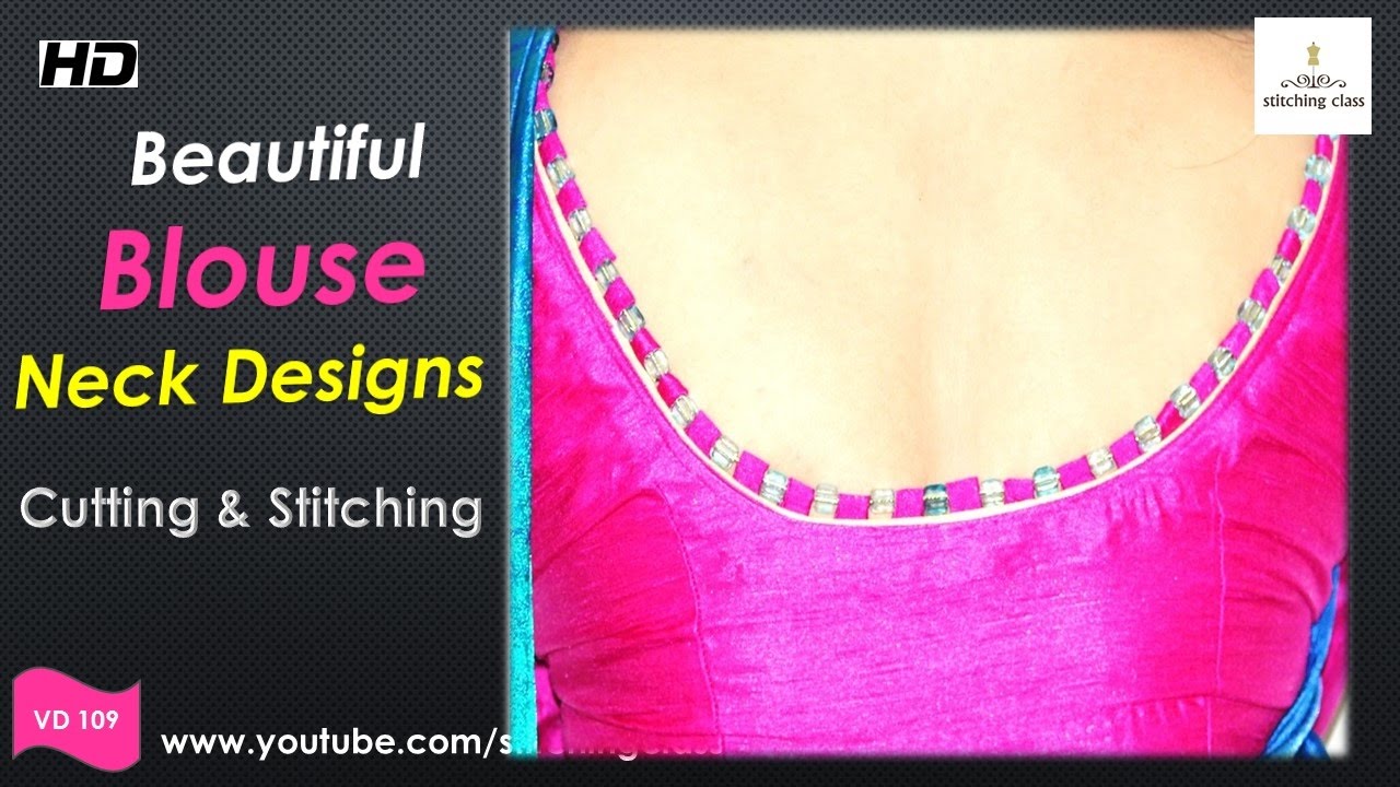 Blouse Neck Designs Cutting And Stitching Youtube