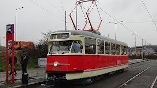 Tramvaj Tatra T2 na lince 2 - 7.3.2020