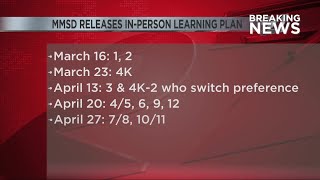 MMSD Releases Plan for Return to In-Person Learning