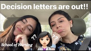 Nursing School decision letters are out!!