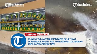 Buntut Sajian Nasi Padang Belatung di Markas Polisi, RM  Puti Bungsu di Ambon Dipasangi Police Line