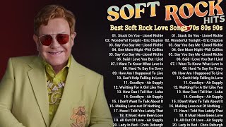 Elton John, Lionel Richie, Rod Stewart, Lobo, Bee Gees🎙 Greatest Soft Rock Love Songs 70s 80s 90s