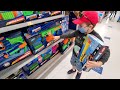 Nerf Shopping at Walmart & Clark Meets His Classmate