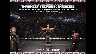 Bizzey 'the litweight champion' presents: 'November' Pressconfrerence