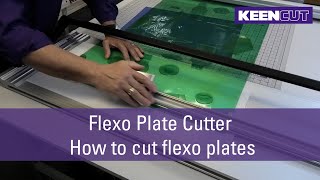 Flexo Plate Cutter | How to cut flexo plates