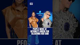 Rumor has it that Queen #Beyoncé bleached her skin at her Renaissance premiere!