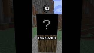Guess the Minecraft block in 60 seconds 25