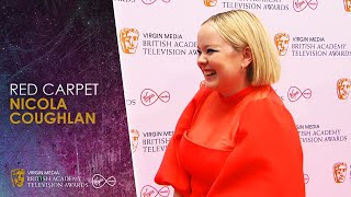 Nicola Coughlan Discusses Bridgerton Season 2 on the BAFTA Red Carpet | BAFTA TV Awards 2021