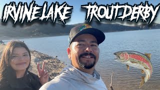 IRVINE LAKE // TROUT DERBY//  🎣 OPENER 🎣