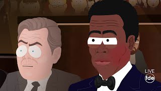 Will Smith SLAPS Chris Rock at Oscars 2022 - South Park Animated *AUDIO FIX*