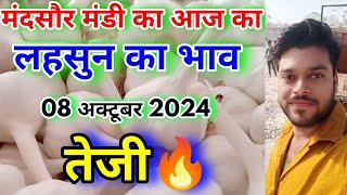 मंदसौर मंडी का आज का लहसुन का भाव | Aaj Ka Lahsun Ka Bhav | Today Garlic Rate | Today Garlic Price