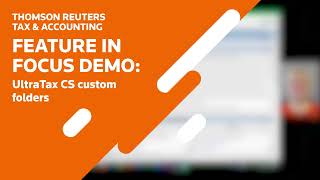 Feature in focus demo: UltraTax CS customer folders