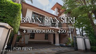 Baan Sansiri Sukhumvit 67 | 4 Bedrooms | 5 Bathrooms | Available for RENT