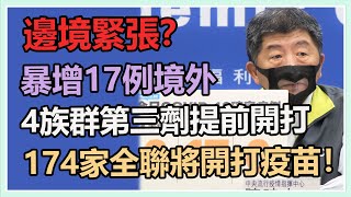 【完整版】今日新增0本土 17境外 0死亡。第三劑提前！3大族群午後可打莫德納  指揮中心說明(20211202/1400)｜三立新聞網 SETN.com