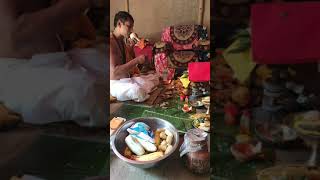 শিৱ পূজাৰ একাংশ/Siba puja