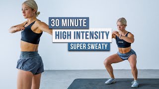 Day 5 - 30 MIN Calorie Killer HIIT WORKOUT - Full Body, No Equipment, No Repeat