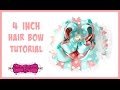 4 inch Hair Bow with 7/8 inch Ribbon Tutorial - Stacked Boutique Style Hair Bow - Hairbow Supplies