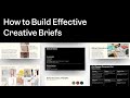 How to Write Effective Creative Briefs | Design Clarity & Project Success