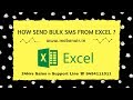 How Send Bulk SMS From Excel - # Mobonair ☎ 9454111011