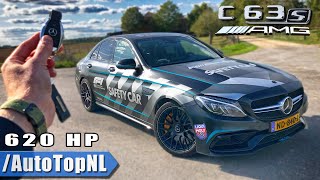 620HP C63 AMG SAFETY CAR | REVIEW POV on ROAD \u0026 AUTOBAHN (NO SPEED LIMIT!) by AutoTopNL