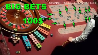 BIG BETS 100$ IN TABLE IN ROULETTE IN REAL CASINO EXCLUSIVE OF 13/02/2025