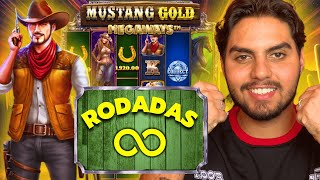 GANHEI *RODADAS GRÁTIS* INFINITAS NO MUSTANG GOLD MEGAWAYS!