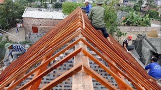 How to Building Frame a Roof - Amazing Smart Techniques - Building A Wooden Roof Framing