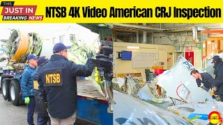 🚨 JUST IN: NTSB 4k Up Close Video Inspecting Mid Air Crash Jet Inside Hangar In Washington D.C. ✈️