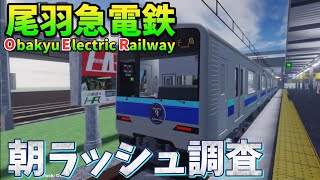 【尾羽急電鉄】尾羽原駅 朝ラッシュ調査