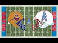 Strat-O-Matic PC Football; 1984 Arizona Wranglers (2 - 1) @ 1995 Houston Oilers (1 - 2).