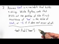 Find 1 Solution - Intro to Computer Science