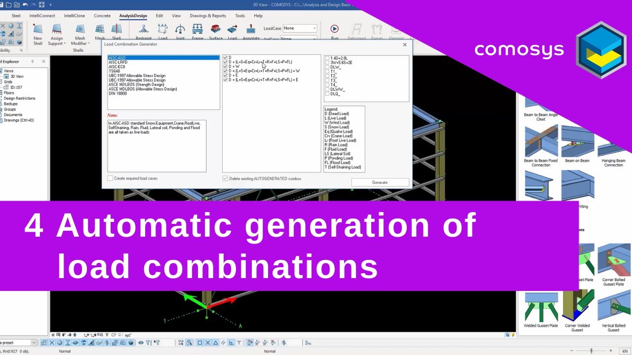 Comosys Analysis Design Tutorials Part 4 Automatic Generating Of
