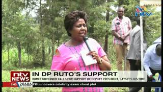 Governor Joyce Laboso calls for support of Deputy president