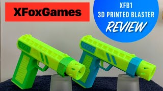 Bungee Blaster The XFB1 - By: @xfoxgames !  FULL REVIEW - The Half Dart Assassin!  #xfoxgames