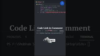 download thumbnail of any YouTube video using python #shorts #short