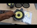 focal es 165k 2 way component set. unboxing u0026 review