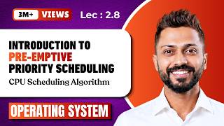 L-2.8: Pre-emptive Priority Scheduling Algorithm with Example | Operating System