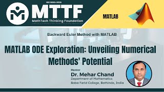 Lecture- 16: Backward Euler Method With MATLAB