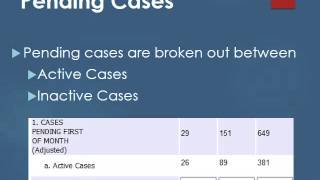 Monthly Activity Reporting - County Courts