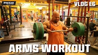 Team SportLife's Markus Heinänen - Heavy arms workout