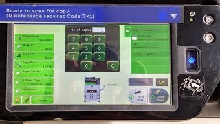 Maintenance required TK1 reset Sharp mx-2610n/mx-3110n/mx-3610n
