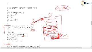 Stack using Array Part 3 POP and Display Operation | Data Structure Using C