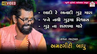 આદિ રે અનાદિ ગુરુ મારા અનુભવી | જેને નથી ગુરુમા વિશ્વાસ | અમરગીરી બાપુ | Adi Re Anadi Guru Mara