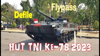 DEFILE ALUTSISTA HUT TNI Ke-78 2023 Monas JAKARTA