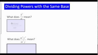 705G Exponents and Division